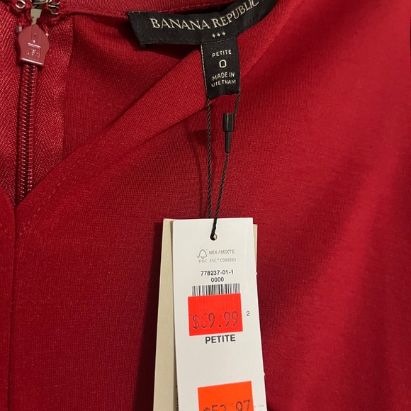 Banana Republic Split-Neck Sheath Dress - Picture 2 of 4